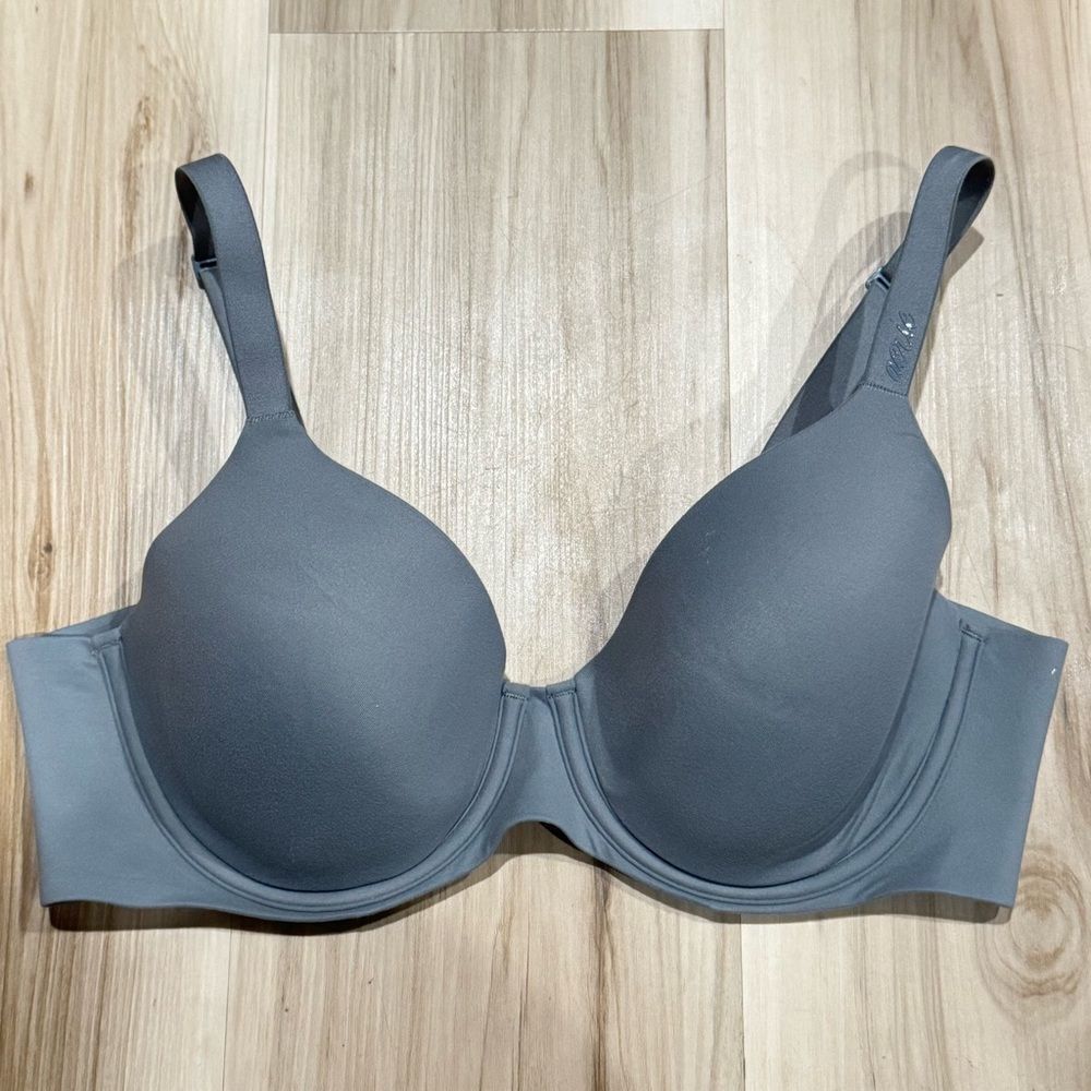 Aerie Real Free Full Coverage Grey Bra Women’s 36C